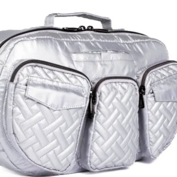 lug Handbags - LUG Crossbody Bag Railcar - Metallic Silver